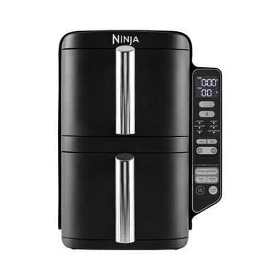 Ninja SL300EU Double Stack XL 2 Ebenen-Heißluft-Fritteuse 2 x 3,8 Liter