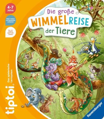 Ravensburger tiptoi® Die große Wimmelreise der Tiere 49259
