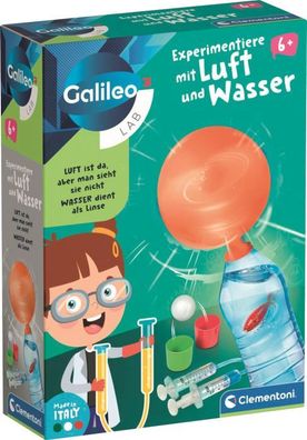 Clementoni Experimentiere mit Luft und Wasser 59379