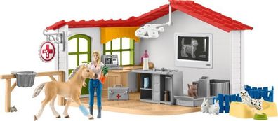 Schleich schleich® Farm World 42502 Tierarzt-Praxis mit Haustieren 42502