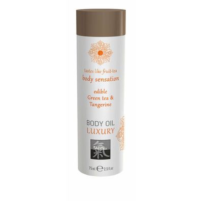 Shiatsu Edible body oil Green tea & Tangerine 75ml