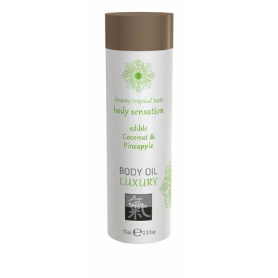 Shiatsu Edible body oil Coconut & Pineapple 75ml