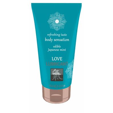 Shiatsu Edible Love lubricant Japanese Mint 75ml