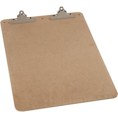 Zeichenklemmbrett DIN A2 / 52x74 cm | Stabiles Klemmbrett Holz groß