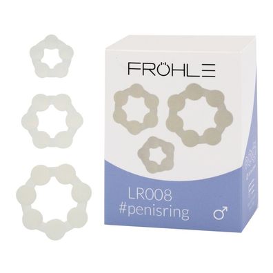 FRÖHLE Liebesringe mit Kugeln 3er Set S/M/L