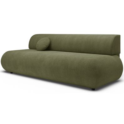 Selsey Armone - 3-Sitzer Sofa mit Schlaffunktion, Chenille, Olivgrün