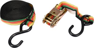 Gepäckspanngurt mit Haken, 25 mm x 5 m, 125 daN