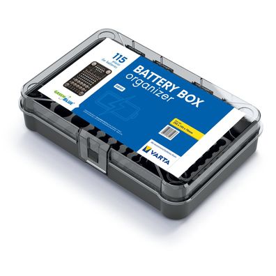 Batterie-Organizer 115 Batterieplätze KBB03 GreenBlue