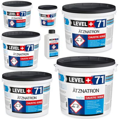 Ätznatron, Caustic Soda 1kg -100kg Natriumhydroxid NaOH Microperlen Level+ RM71