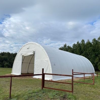 Bogenhalle 12,2x18m PVC 750g/m²