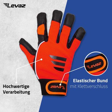 Arbeitshandschuhe Gartenhandschuh hochwertiges weiches Material Nebraska Levaz