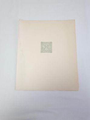 DDR Urkunde Kollektiv der sozialistischen Arbeit Refüsta Heinersdorf 1975