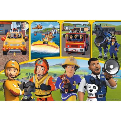 TREFL Puzzle Feuerwehrmann Sam: Sam und Freunde MAXI 24 Teile