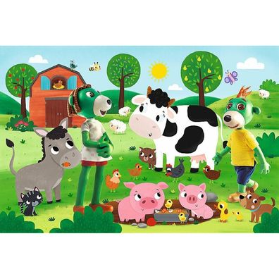 Puzzle Treflies on the Farm MAXI 24 Teile