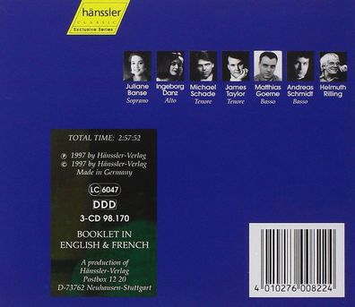 Johann Sebastian Bach (1685-1750): Johannes-Passion BWV 245