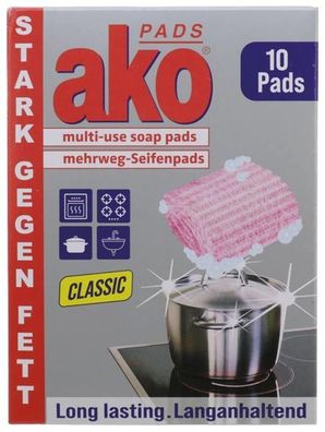 ako PADS Classic Mehrweg-Seifenpads 10 Stück