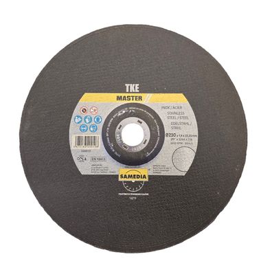 Samedia Korund-Trennscheibe TKE für Edelstahl - präzise und langlebig