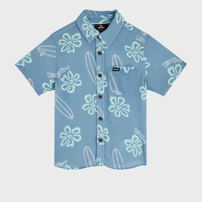 RIP CURL Kids T-Shirt Ride The Wave faded denim