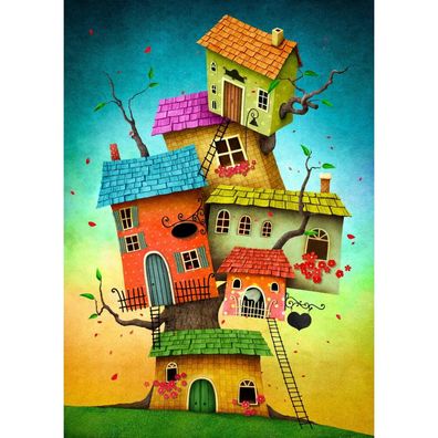ENJOY Puzzle Fairy Houses 1000 Teile