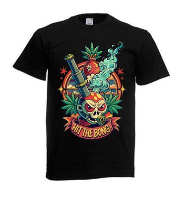 Tshirt Unisex Cooler Druck Weed Psychedelic (Größe & Farbe auswählen) TSFBW247