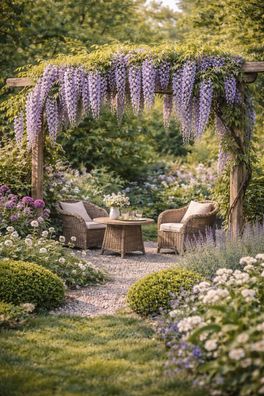 Wisteria sinensis Prolific Blauregen Glyzinie Kletterpflanze 180-200 cm