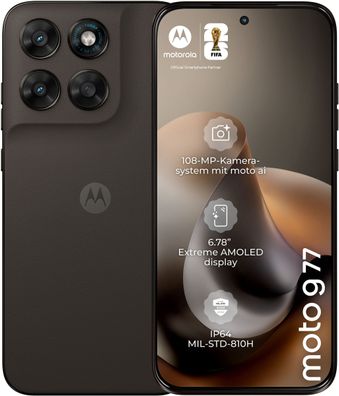 Motorola g77, 256 GB, black