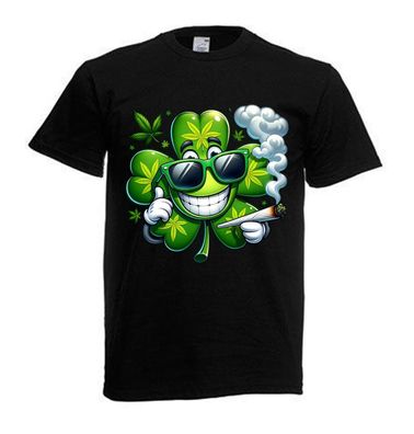 Tshirt Unisex Cooler Druck Weed Psychedelic (Größe & Farbe auswählen) TSFBW279