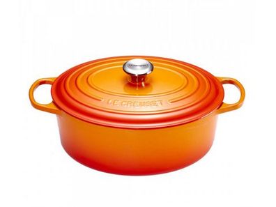 Le Creuset BRÄTER OVAL Signature 29 CM Ofenrot