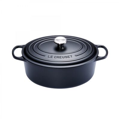 Le Creuset BRÄTER OVAL Signature 31 CM Schwarz