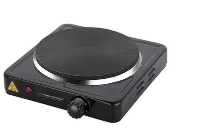 Esperanza EKH002K, Schwarz, Arbeitsplatte, Versiegelte Platte, 1 Zone(n), 1 Zone(n),