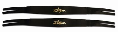 Zildjian Beckenschlaufen Leder schwarz