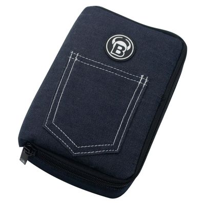 Darttasche Bull`s TP Jeans, 1 Dartsatz, 18 x 12 x 5 cm, Jeansblau