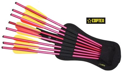 Coptex Armbrustköcher, Nylon, Schwarz