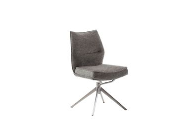 Esszimmerstühle Stühle Assento A 4-Fuß Strukturgewebe anthrazit