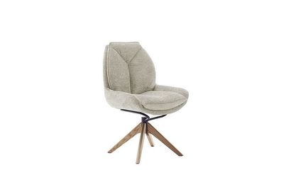 Esszimmerstühle Stühle Assento B 4-Fuß Strukturgewebe creme