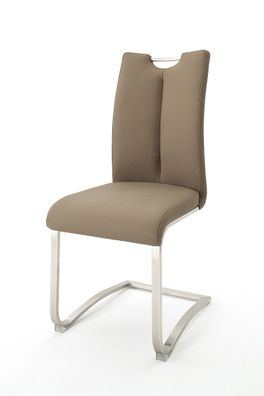 Esszimmerstühle Stühle ARTOS 1 XL Schwinger Kunstleder cappuccino