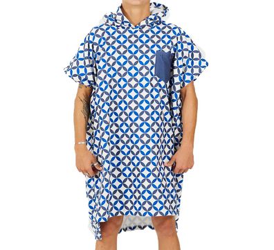 AFTER Poncho Vertigo blue star