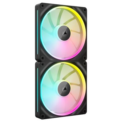 Corsair iCUE LINK LX140 RGB 140mm PWM Léfter Doppelpack schwarz