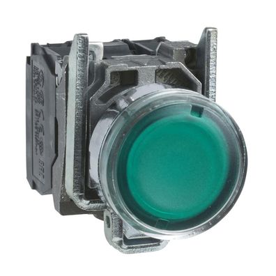 Schneider Electric Harmony XB4 Leuchtdrucktaster 22mm LED grén 230V