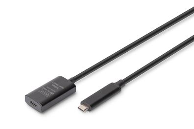 Digitus USB-C Verlängerungskabel aktiv 5 m USB 3.2 Gen 2 10 Gbit/s