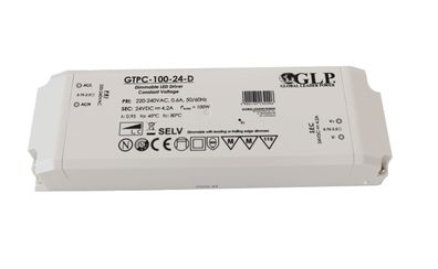 GLP 24V DC Netzteil 100W primärseitig dimmbar Möbeleinbau