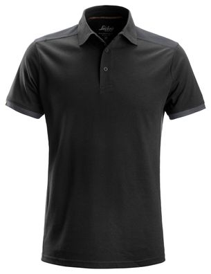 Snickers AllroundWork Poloshirt Schwarz-Stahlgrau