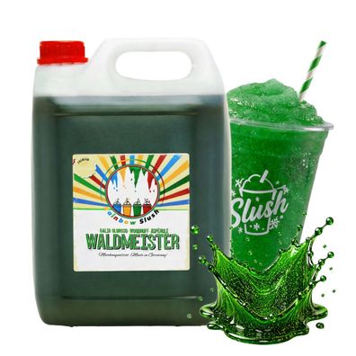 Hopser Funfood Rainbow Slush Sirup Waldmeister Geschmack 5L 1:5 AZO & glyzerinfrei