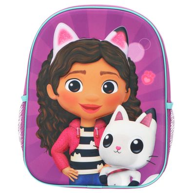 Gabby's Dollhouse 3D Rucksack Kinder Schulrucksack Freizeit Alltag