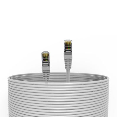 ICAT7-30AG Cat7 Netzwerkkabel 30 m S/FTP 10 Gbit/s Grau
