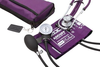ADC Pro's Combo II SR Blutdruckmessgerät Set mit Stethoskop lila