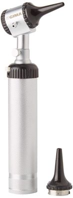 GIMA Parker Otoskop schwarz 3-fach Vergrößerung 2,5-V-Licht