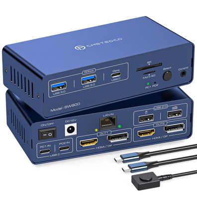 Cmstedcd Thunderbolt 4 KVM Dockingstation Dual 4K 60Hz