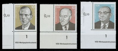 DDR 1977 Nr 2264-2266 postfrisch ECKE-ULI XAAC452