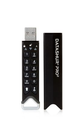 iStorage datAshur PRO2 USB-Stick 8 GB USB Typ-A 3.1 (3.1 Gen 2) Schwarz (IS-FL-DP2-25